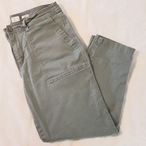 Womens High Rise Utility Ankle Pants, 12 - A New Day